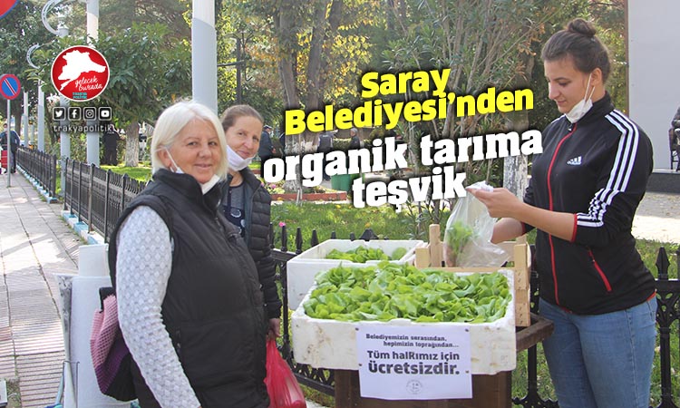 Saray Belediyesi organik tarıma teşvik ediyor