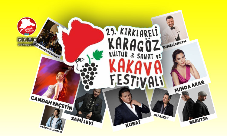 29. Kırklareli Kültür Sanat ve Kakava Festivali programı açıklandı