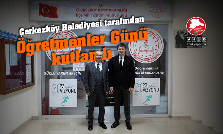 Çerkezköy Belediyesi öğretmenleri unutmadı