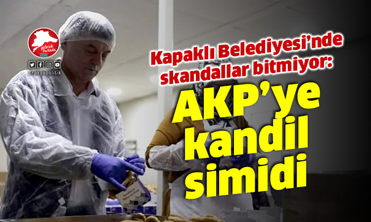 Kapaklı Belediyesi Aşevi’nden AKP’ye kandil simidi