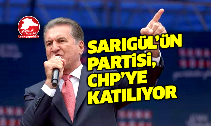 Sarıgül’ün partisi CHP’ye katılıyor