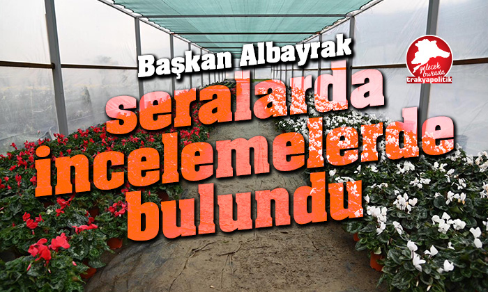 Tekirdağ Büyükşehir Belediyesi çiçeklerini kendi üretiyor
