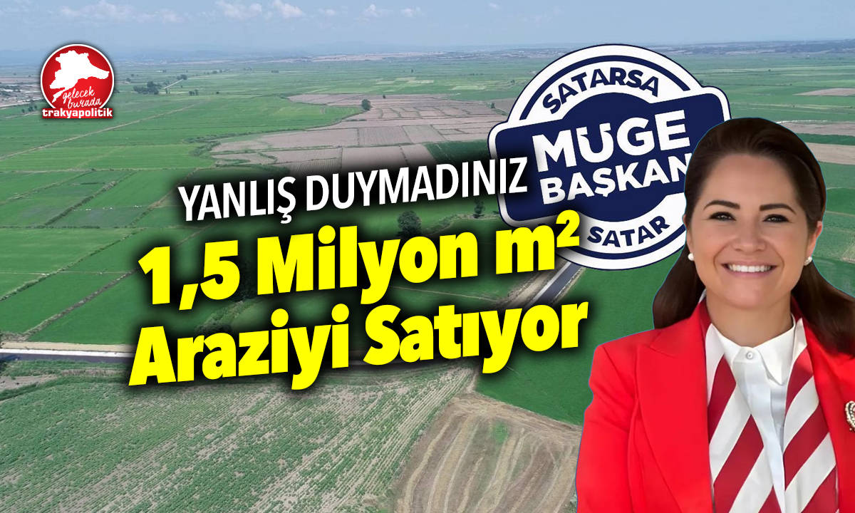 Trakya’nın Göbeğinde Belediye Başkanından Çok Temiz Satılık İlçe