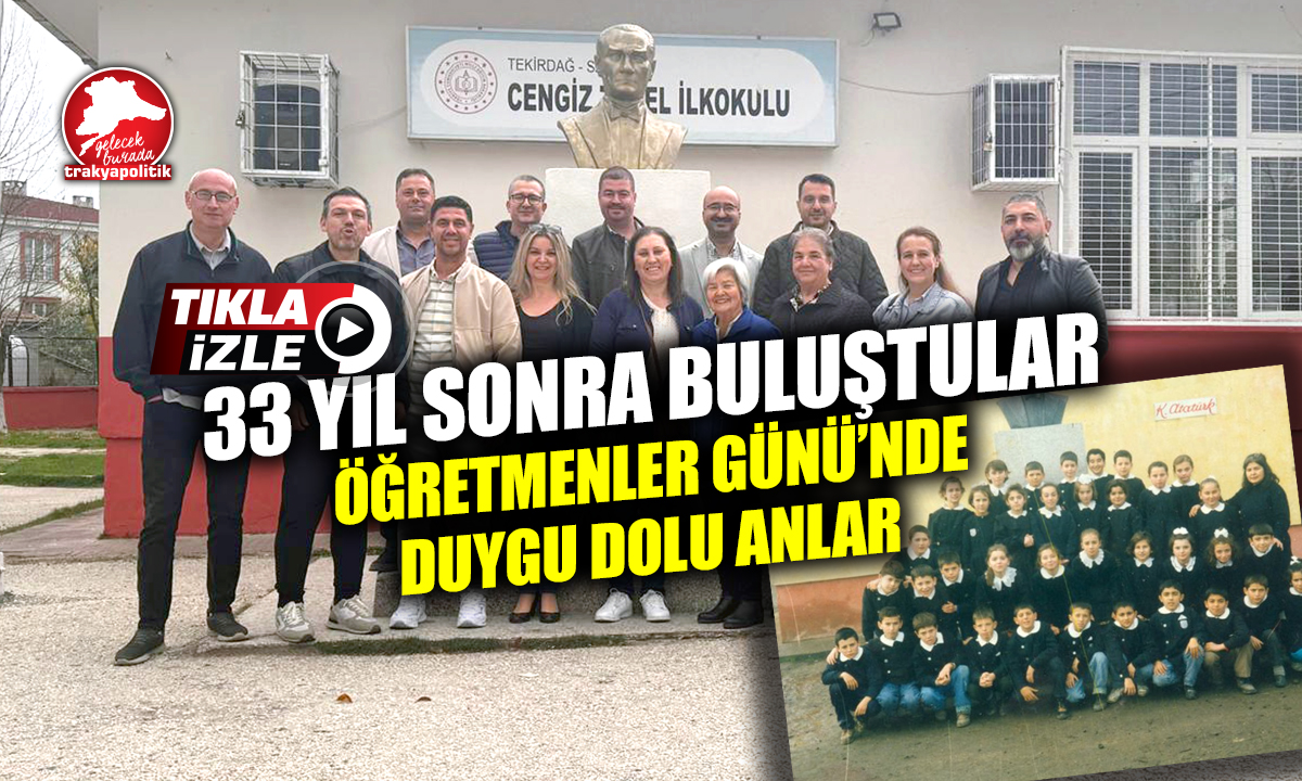 33 YIL SONRA BİR ARAYA GELDİLER!  Öğretmenler Günü’nde Ağlatan Anlar
