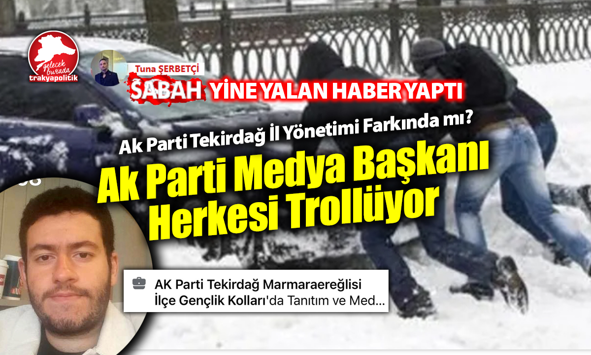 STOK FOTOĞRAFLA YAPILAN GERÇEK DIŞI “HABERE” AK PARTİ NE DİYECEK?
