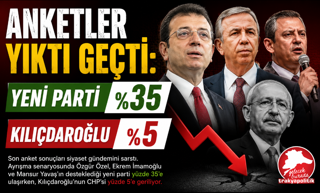 ANKETLER YIKTI GEÇTİ: YENİ PARTİ 35, KILIÇDAROĞLU 5