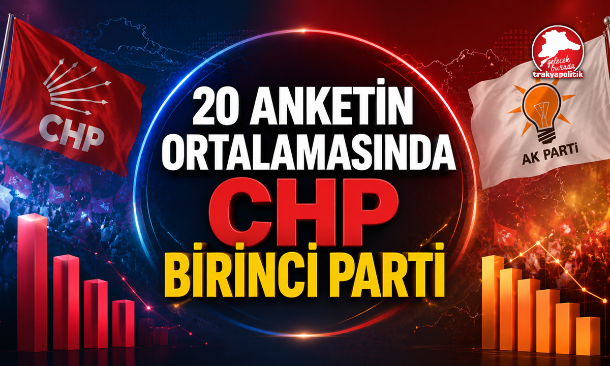 20 ANKETİN ORTALAMASINDA CHP BİRİNCİ PARTİ