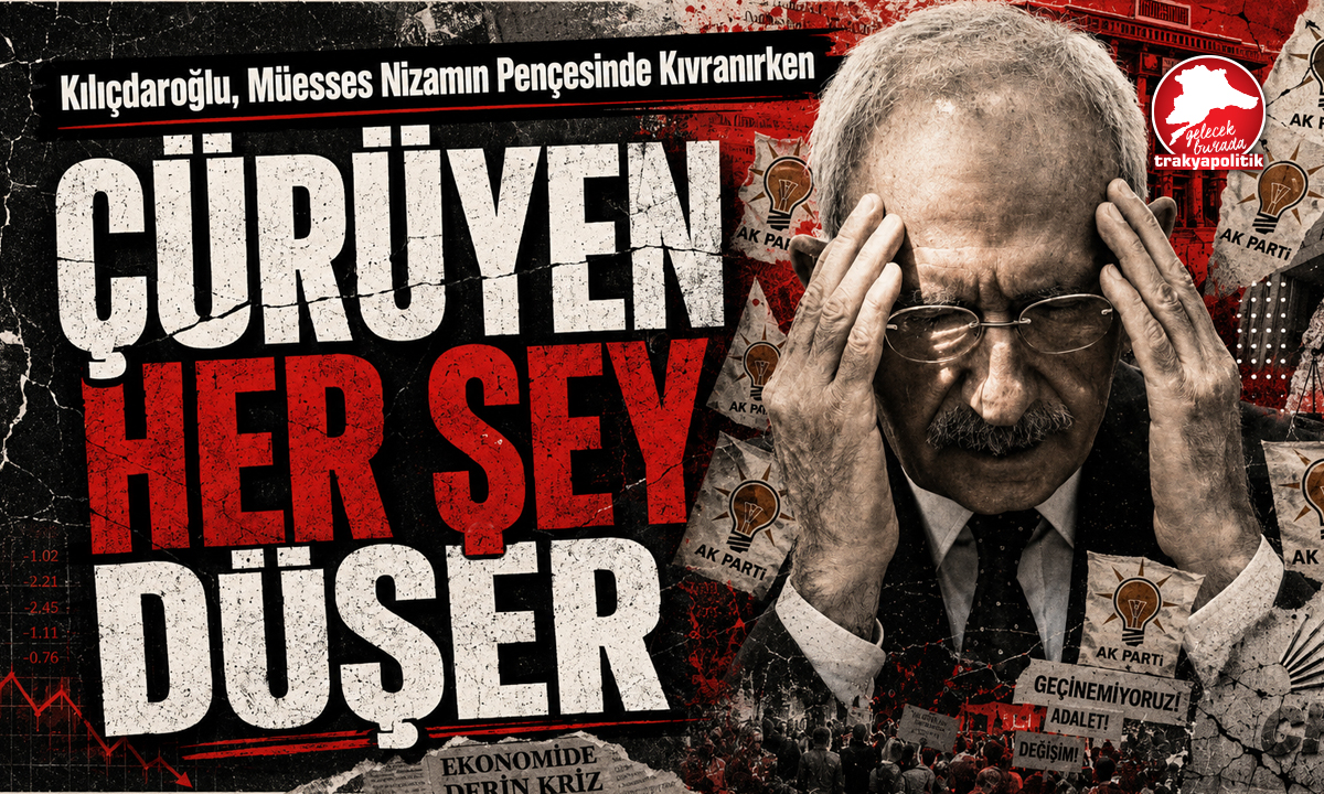 ÇÜRÜYEN HER ŞEY DÜŞER: “Kılıçdaroğlu, Müesses Nizamın Pençesinde Kıvranırken…”