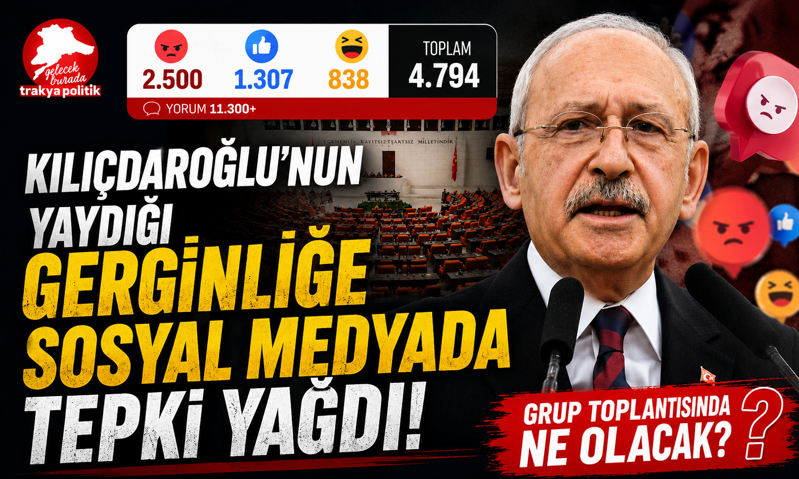 Kılıçdaroğlu’nun Yaydığı Gerginliğe Sosyal Medyada Tepki Yağdı!