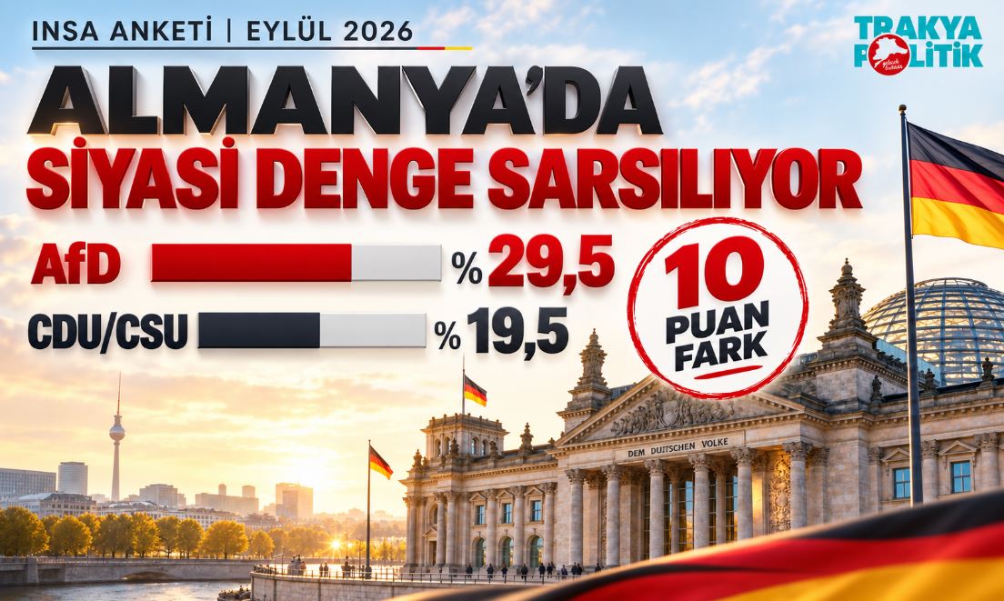 ALMANYA’DA SİYASİ DENGE SARSILIYOR: AŞIRI SAĞCI AfD, MERZ’İN PARTİSİNE 10 PUAN FARK ATTI