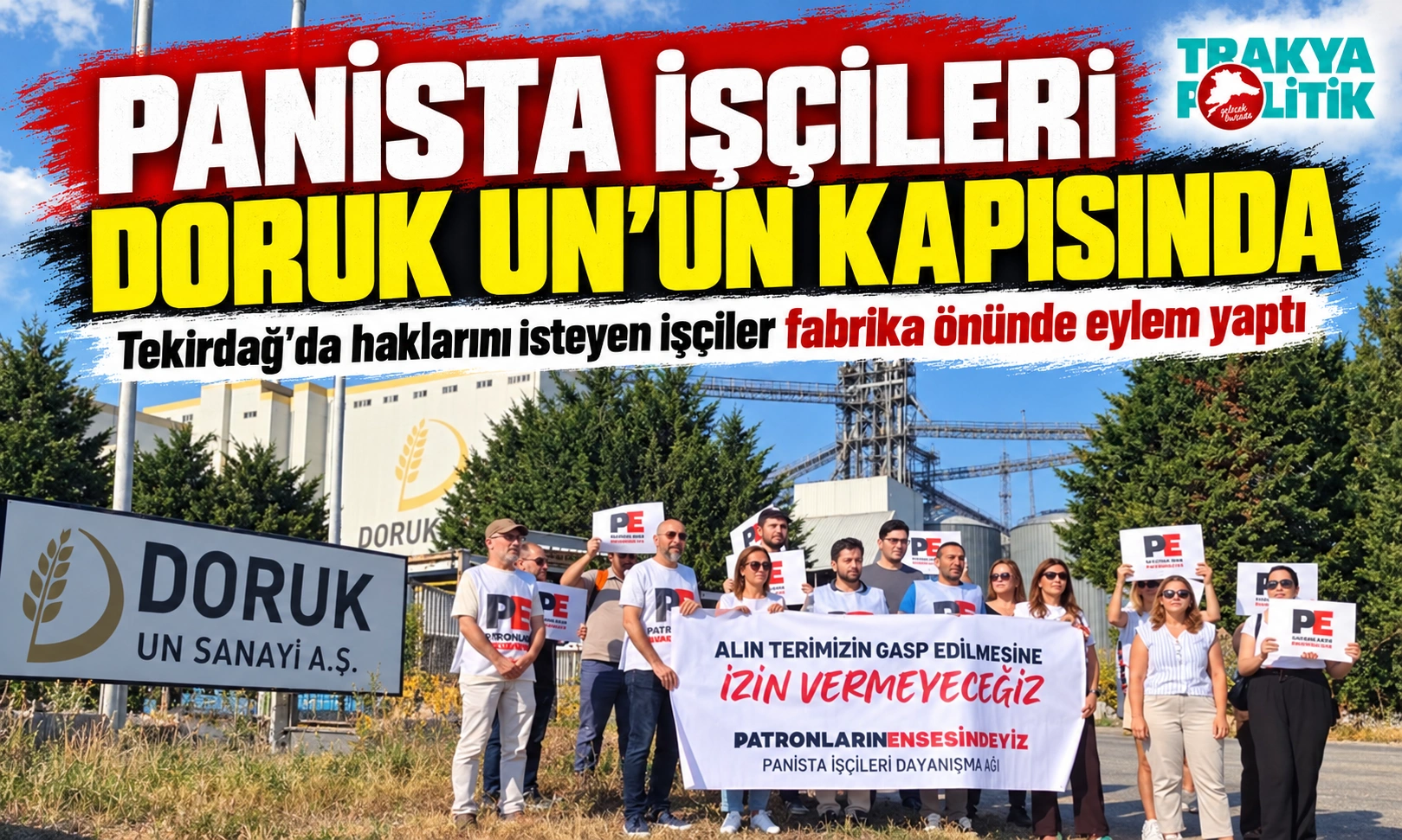 PANİSTA İŞÇİLERİ DOSYASI: BİR YILLIK ALACAK MÜCADELESİ TEKİRDAĞ’A TAŞINDI